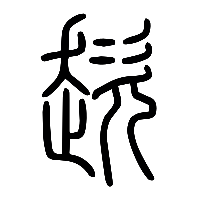 说文解字篆文趑0
