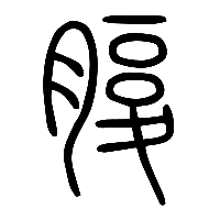 说文解字篆文腹0