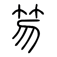 说文解字篆文笏0