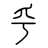 说文解字篆文乎0