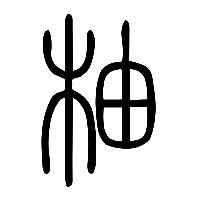 说文解字篆文柚0