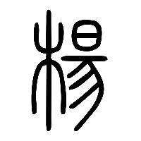 说文解字篆文楊0