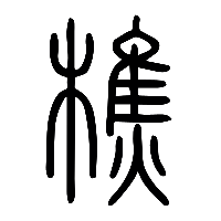 说文解字篆文樵0