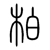 说文解字篆文柏0