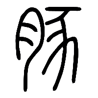 说文解字篆文豚1