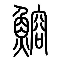 说文解字篆文鰫0