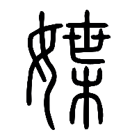 说文解字篆文媟0
