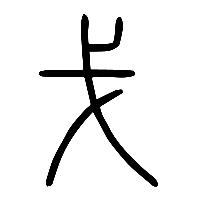 说文解字篆文戈0