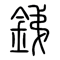 说文解字篆文銻0